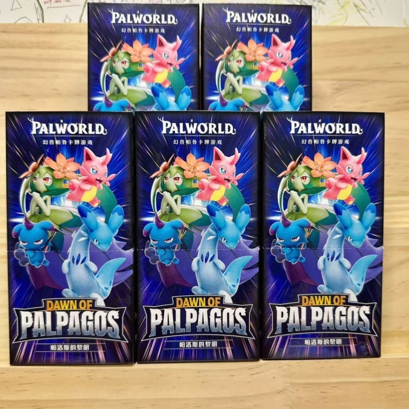 In Stock Original Palworld Trading Card Game Dawn Of Palpagos Serise Chinese Version Booster Pack Collection Surprise Toys Cards