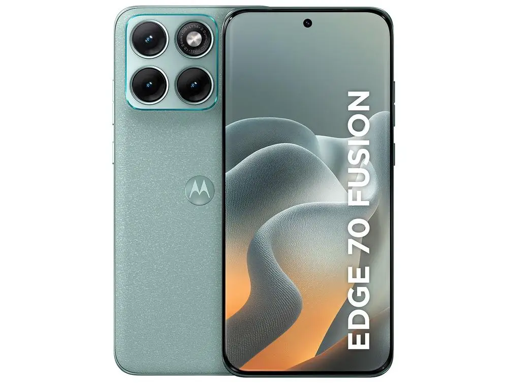 Motorola Edge 70 Fusion + 256 GB 5G 24 GB RAM Verde Transparente 6,8 " Cámara Triple + Selfie 50MP Smartphone