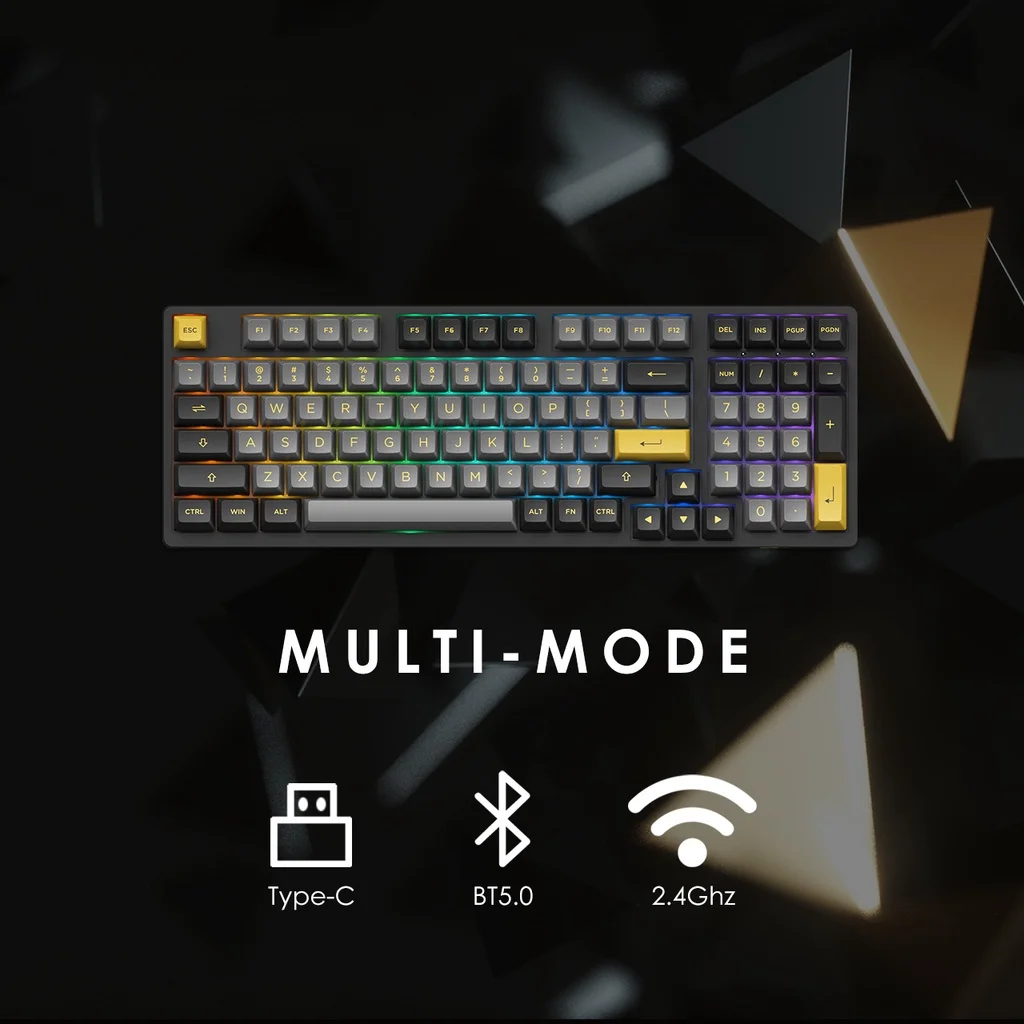 Akko 3098S/3098B Plus Mechanical Keyboard  98-Key ASA/ Cherry Profile Wired/Wireless Gaming Keyboard for Office Home Gamer image 3