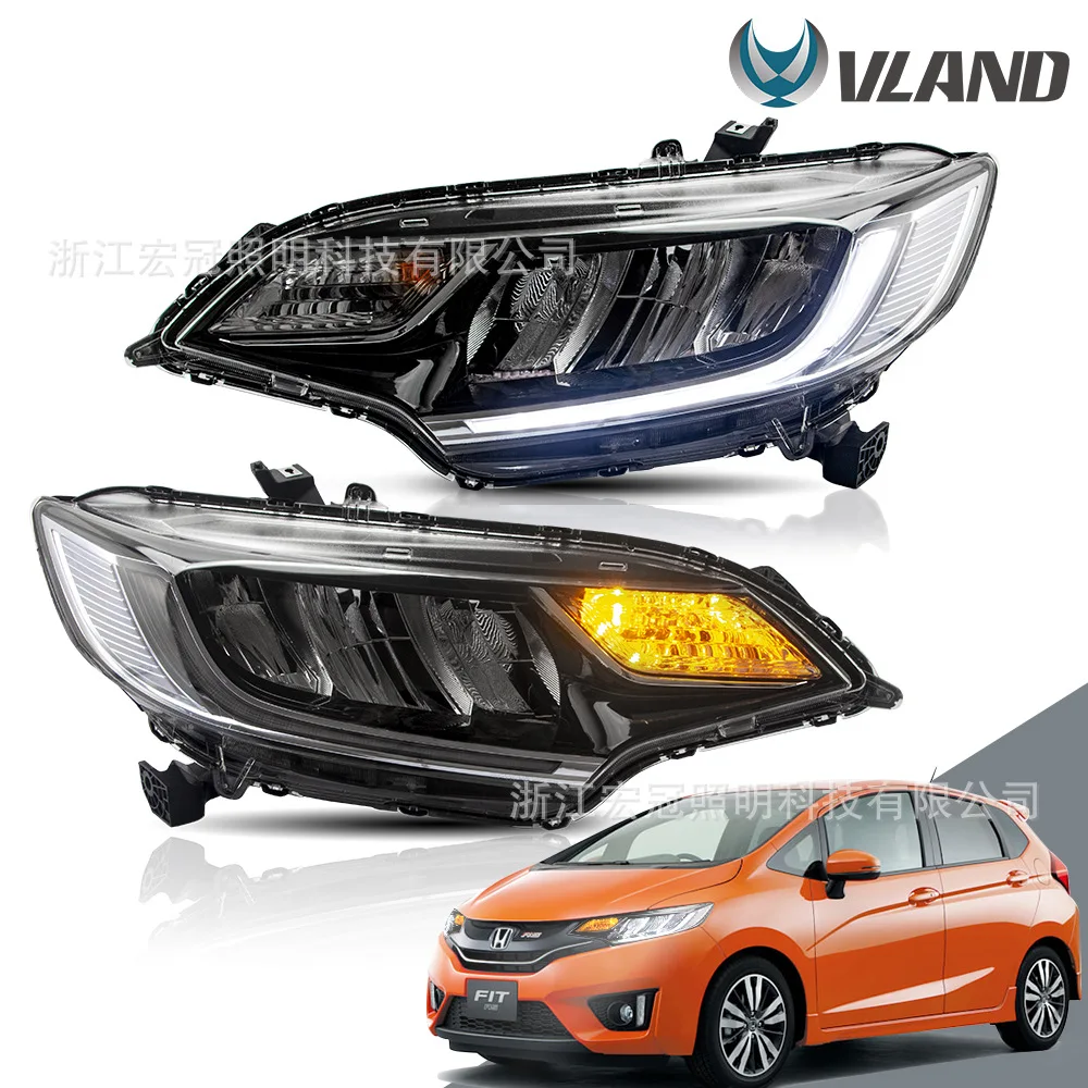 Suitable for 2014-2020 Fit car led headlight assembly modified RS headlight running light