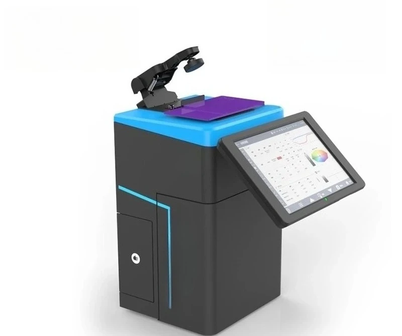 Benchtop spectrophotometer TS8520 plastic, silicone, PVC edge banding strip, and colorimeter