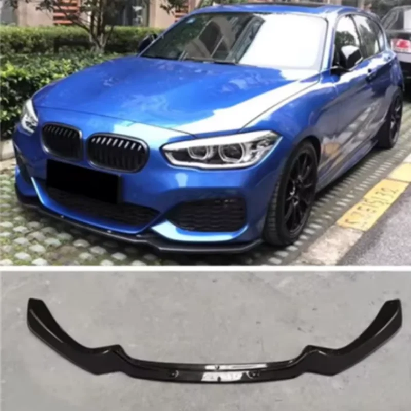 For BMW 1 Series F20 2017-2021 High Quality Carbon Fiber Bumper Car Front Lip Diffuser Spoiler Air Knife Cover