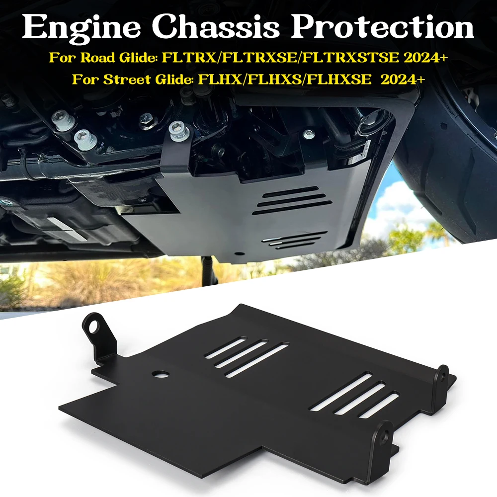 

For CVO Road Glide FLTRXSE 2024 2025 Street Glide FLHX Skid Plate Lower Engine Chassis Protector New Motorcycle Accessories