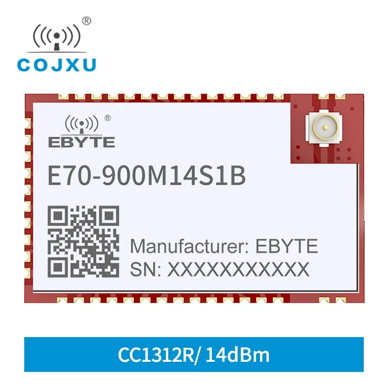 E70-900M14S1B 868MHz 915MHz CC1312R RF Wireless Serial Port Module High Power SOC 1.5km High Speed Continuous Transmission