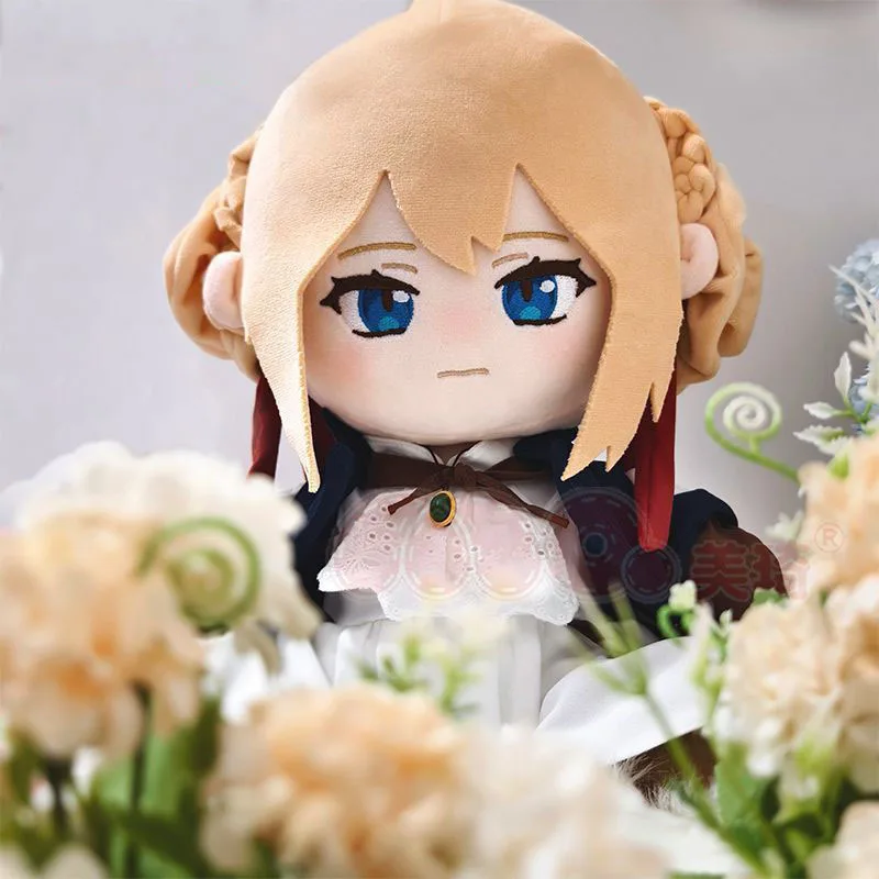 30CM Anime Violet Evergarden Cosplay peluche poupée mignon Violet habiller coton poupée oreiller en peluche changement de vêtements jouets enfants cadeaux