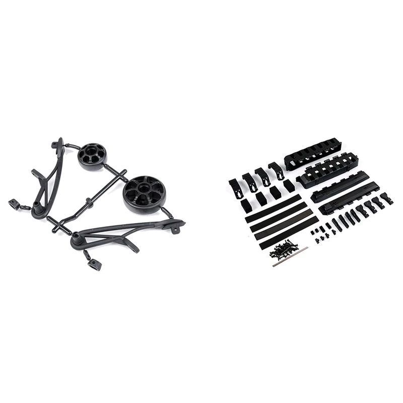 

1 Set Rear Tail Pulley Kit For 1/8 HPI Racing Savage & 1 Set Electric Conversion Battery Box Kits