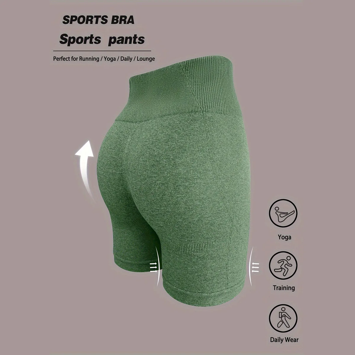 

New Yoga Wear Belly Contraction Lifting Underwear High Waist Body Shaping Sexy Outdoor Sports High Elastic Shorts