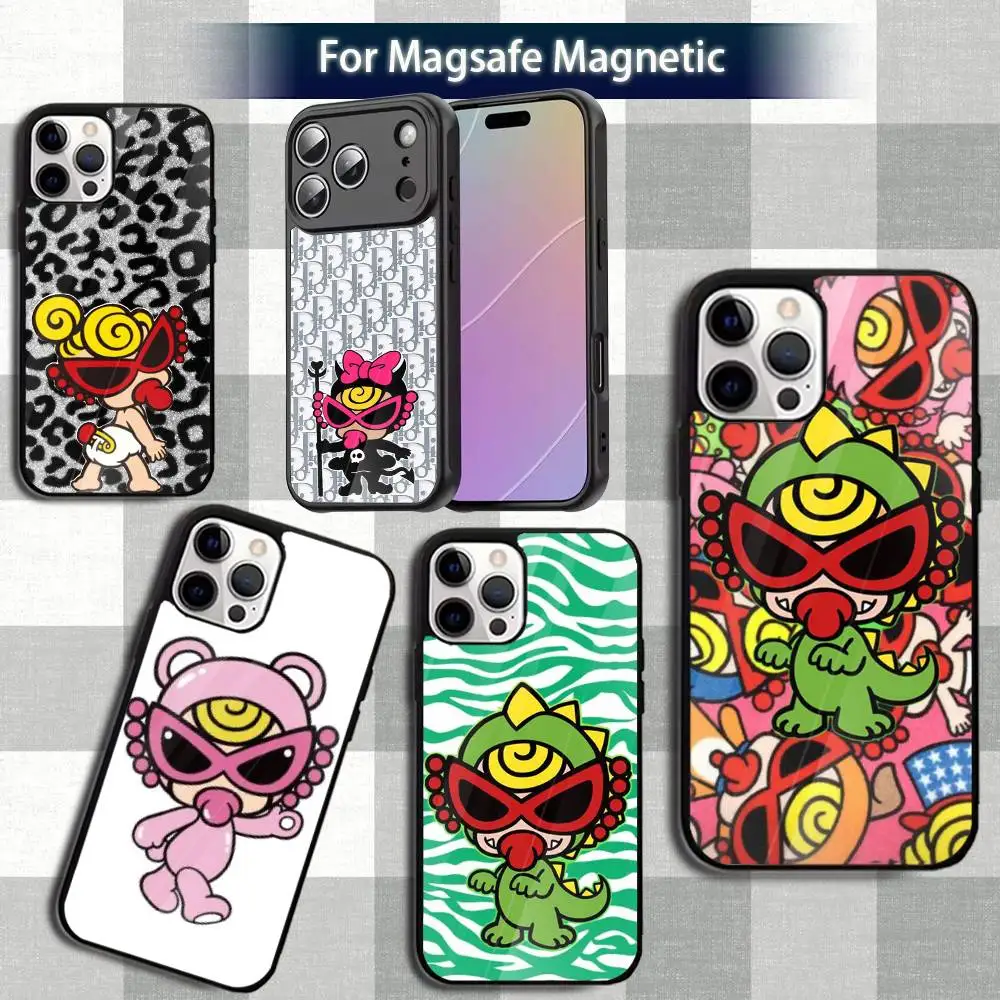 

Art H-Hysteric MiniS Phone Case For iPhone 13,12,15,17,11,16,14,Pro,Max,Plus,Mini,Magsafe,Magnetic Wireless Charging Case