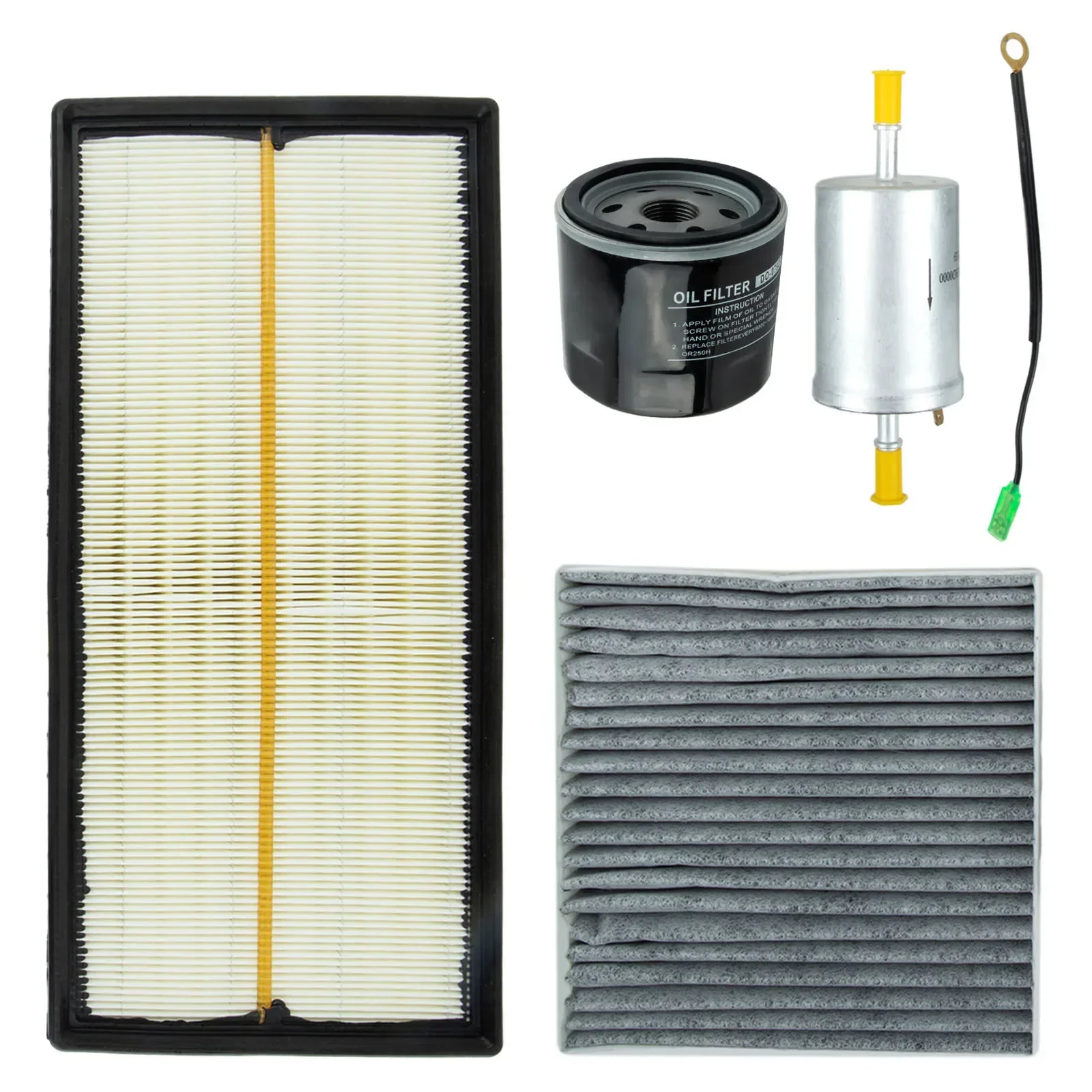 Cabin Air Filter High performance 4Pcs Cabin Air Filter Oil Filter Fuel Filter Set for Trumpchi GAC GS8 2017 2020