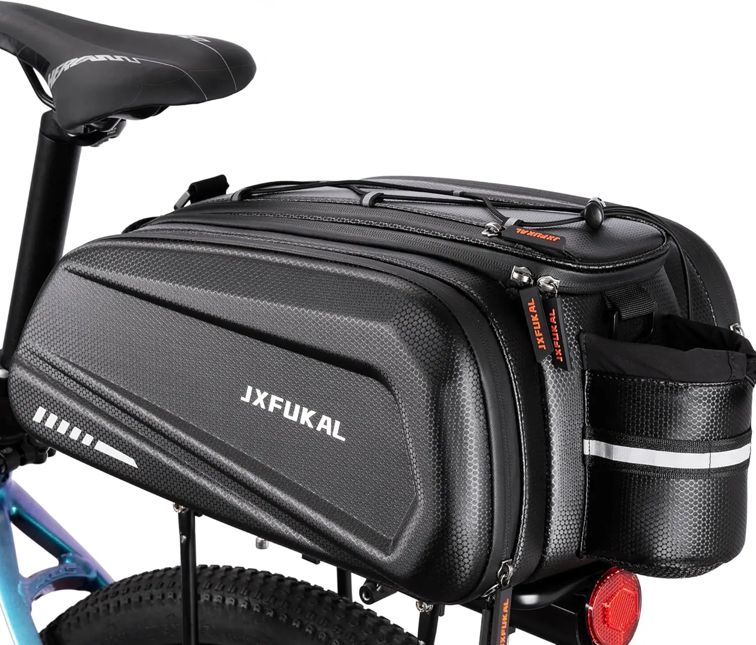 

Waterproof Bike Trunk Pannier Bag - 9.5L/17L/40L Hard Shell with Rain Cover & Shoulder Strap for Commuter Travel Outdoor