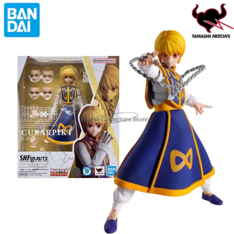 In Stock Bandai SH Figuarts SHF Hunter Kurapika CURARPIKT Anime Character Toy Model Ornaments Collection