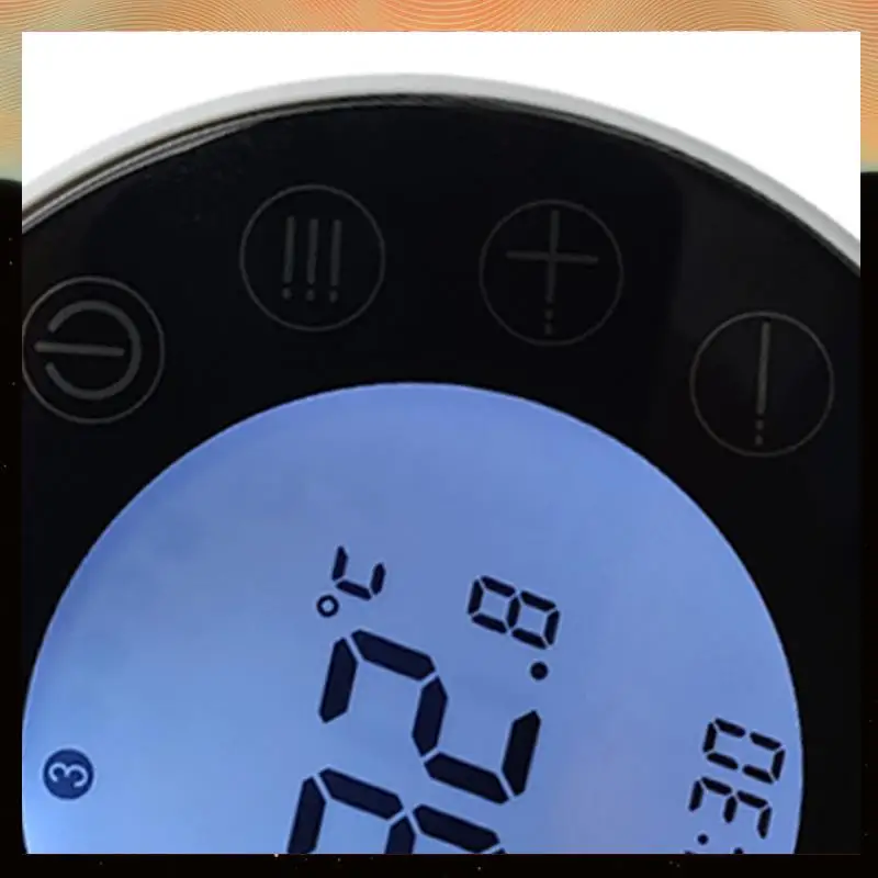 Tuya Runder WLAN-Innenthermostat, intelligenter App-Fernthermostat, ausgestattet mit intelligenter App-Anwendung-Y05A