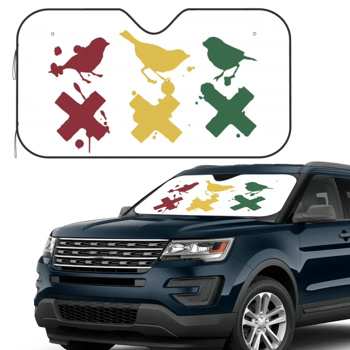 

Ajax Sunshade Windscreen Car Front Windshield Window Sun Visor Accessories Covers