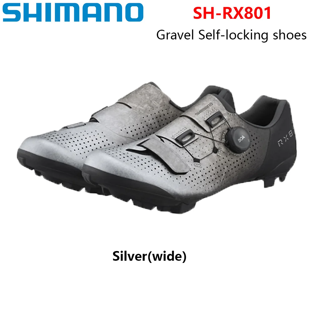 Shimano RX801 Zelfsluitende Gravel-fietsschoenen SH-RX801 Vedergewicht Gravel-raceschoenen