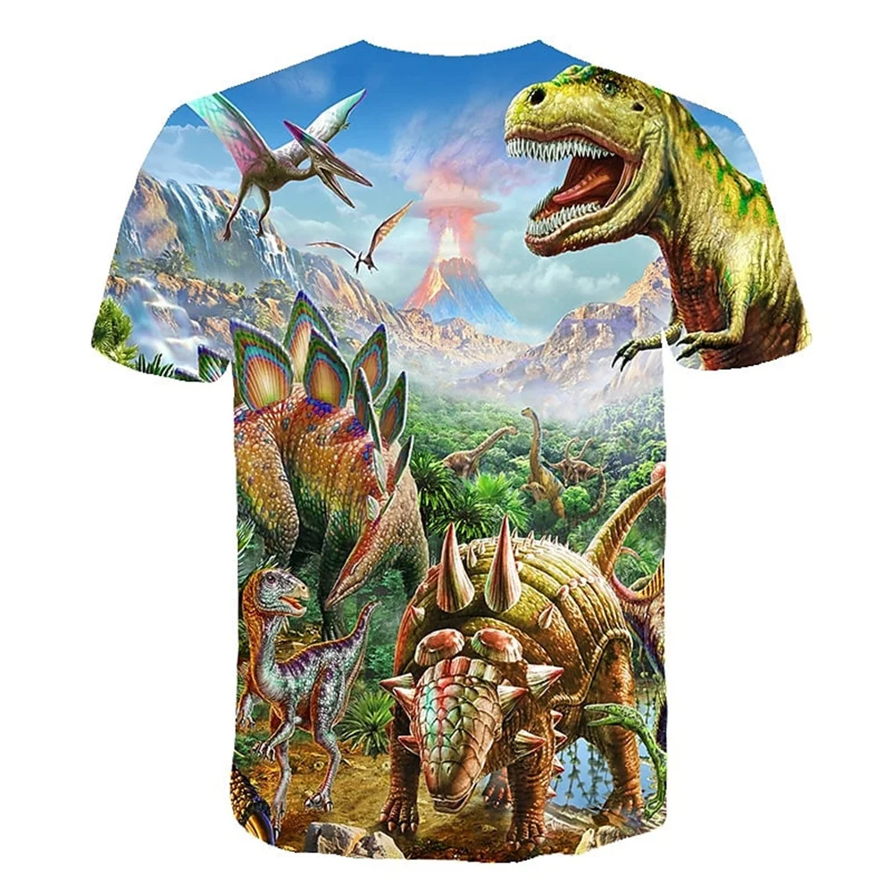 2025 novo retro animal leopardo impressão 3d menino t camisas crianças t camisa para meninos manga curta topo t menino roupas de verão