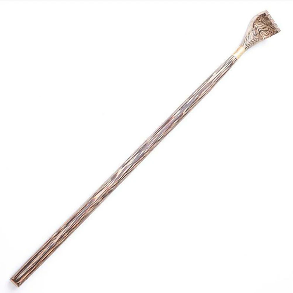 Chicken Wing Wood Back Scratcher Extendable Long Handle Rake Design Wooden Massage Tool For Back Relief Scratch Comfort