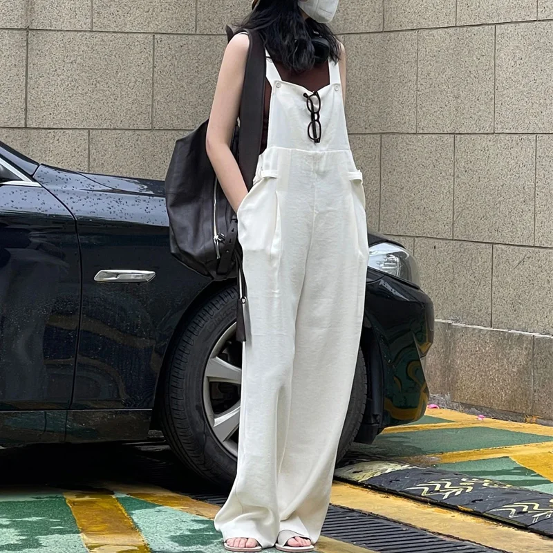 

Летние женские повседневные однотонные свободные нагрудники с карманами