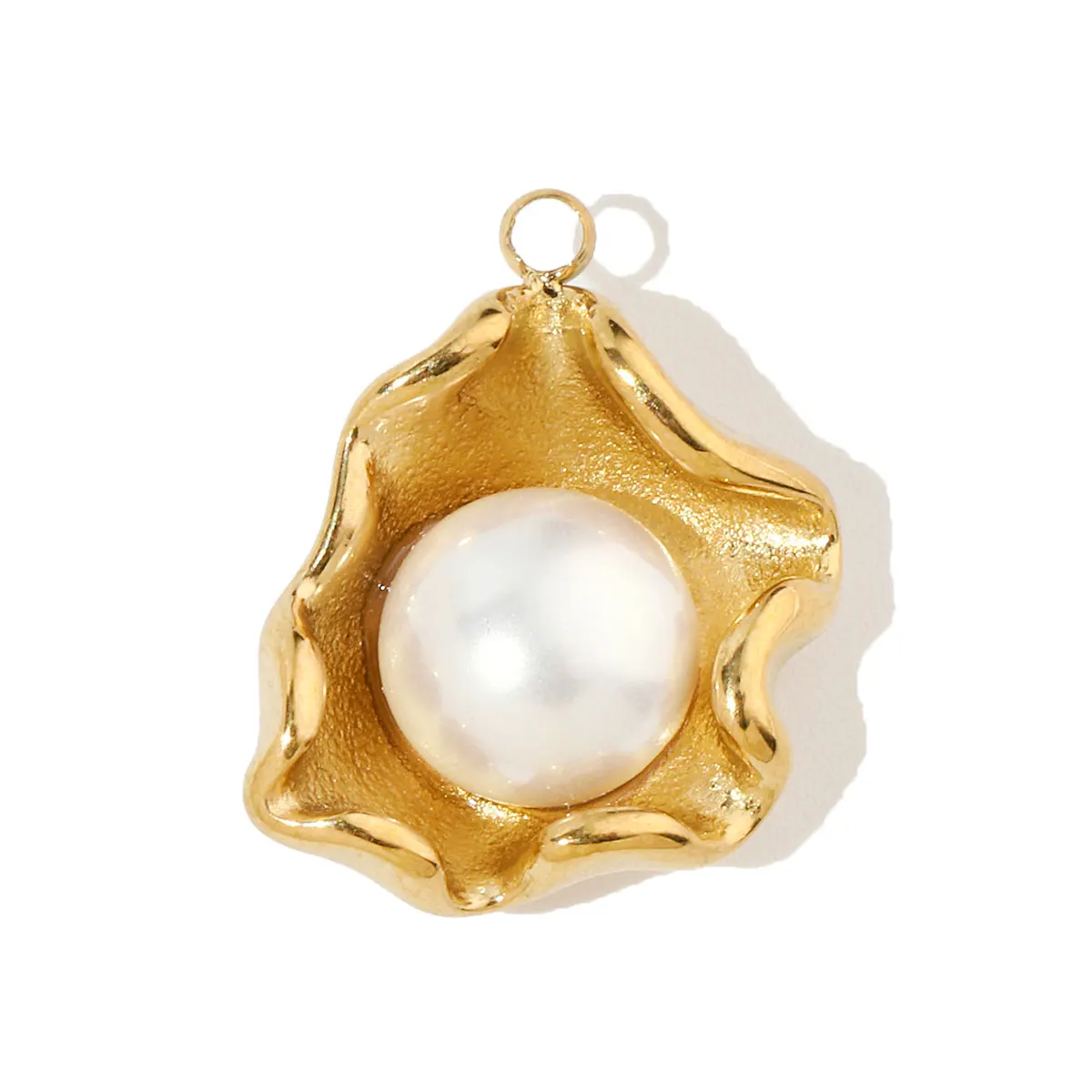 3pcs/Lot 18k Gold Plated Eagle Clover Star Stainless Steel DIY Charms Wolf Tooth Pendants Woman Jewelry Earring Necklace Making