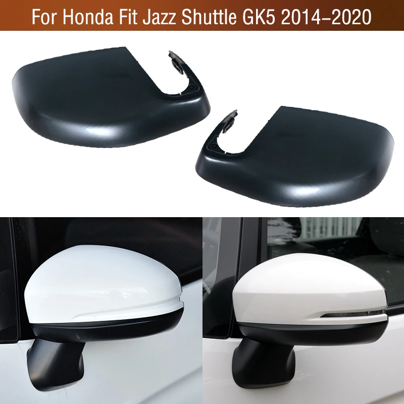 Dla Honda Fit Jazz Shuttle GK5 2014-2020 Samochód Zewnętrzne skrzydło wsteczne Drzwi Lusterko boczne Dolna dolna pokrywa dolna Pokrywa obudowy