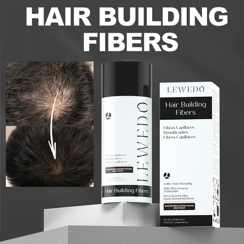 25g Hair Fibers Regrowth Powders Hair Building Fiber Natural Keratin Styling Powder Optimizer Dense Hair Care Regrowth Fiber