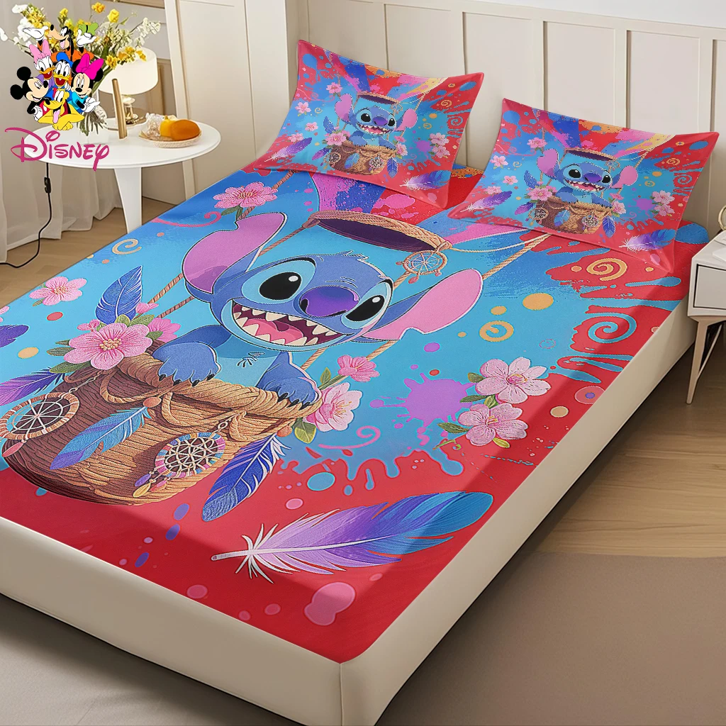 2/3 قطعة مجموعة أوراق جاهزة بنمط طباعة غرزة ديزني ، سلة صائد الأحلام طباعة رقمية كرتونية ، هدية عيد الميلاد والعام الجديد