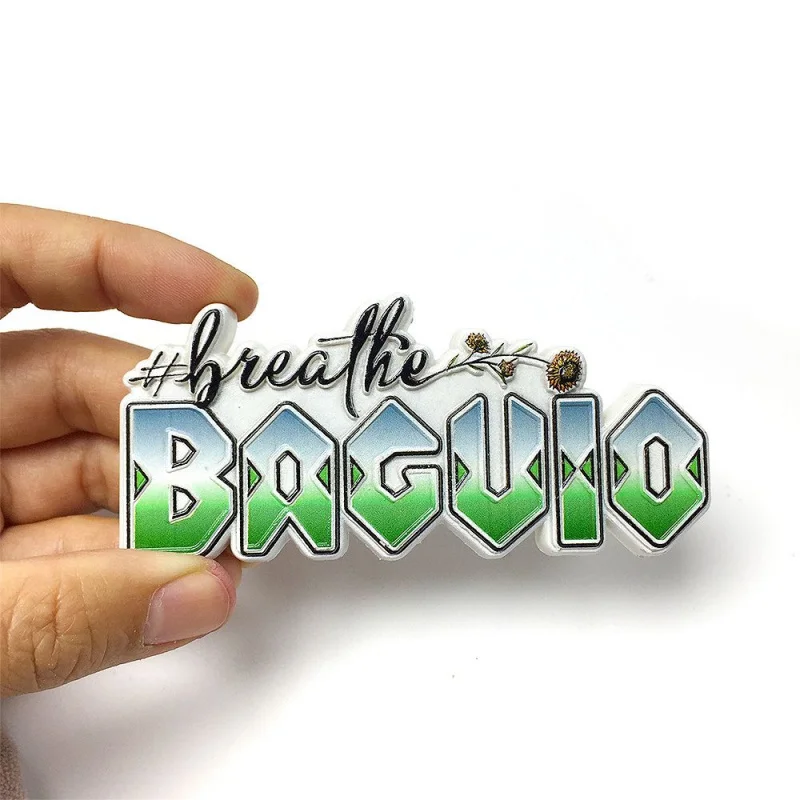 

Philippines Creative Letter Road Sign Cultural and Creative Magnetic Refrigerator Sticker Travel Souvenirs Home Decorations Deco