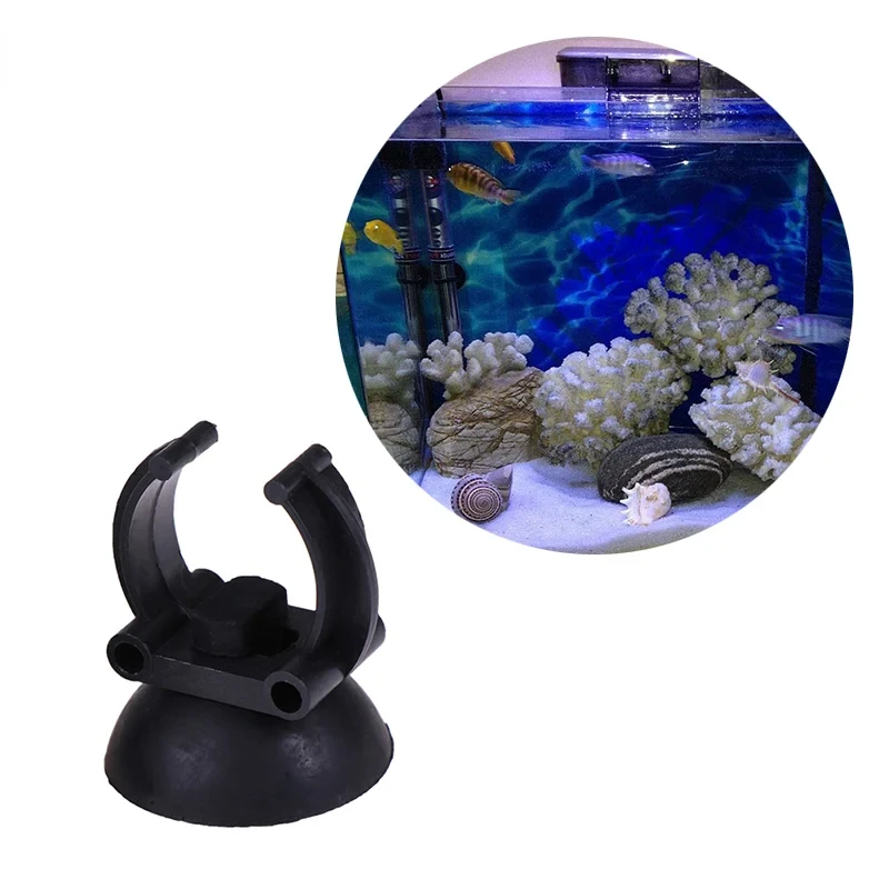 5 Pcs Fish Tank Heating Rod Sucker Fixing Clip Aquarium Suction Cups  Heater Diving Lamp Air Line Pipe Tube Wire Holder