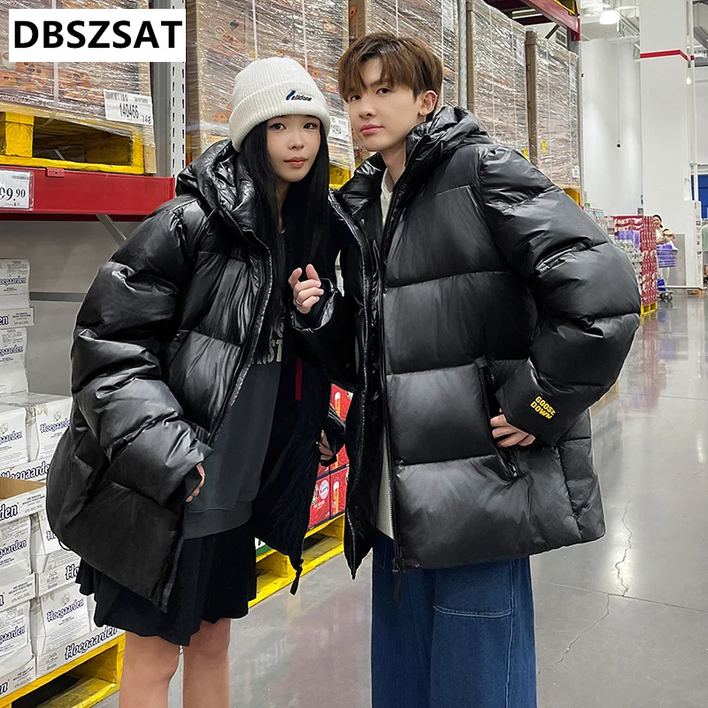 2025 Men  Jacket Winter Down Coat Brand Thick Warm Winter Jacket Men 90% White Goose Down Shiny Down Jacket Men Wear