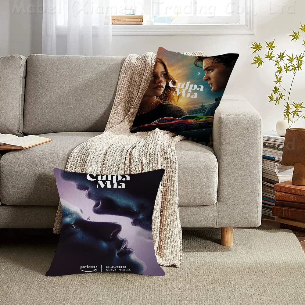 My Fault Culpa Mia 2023 Movie Pillow Gift Home Office Decoration Pillow Bedroom Sofa Car Cushion CoverPillow Case