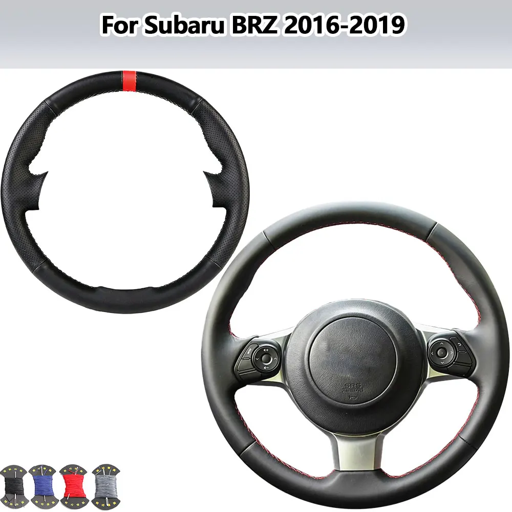 

Car Steering Wheel Cover For Subaru BRZ 2016-2019 Anti-Slip Breathable Leather Auto Interior Protector