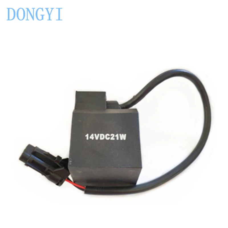 

Pilot Solenoid Valve Coil R55 150 210 220 225-5 Safety Lock Excavator Accessories DC12V DC24V