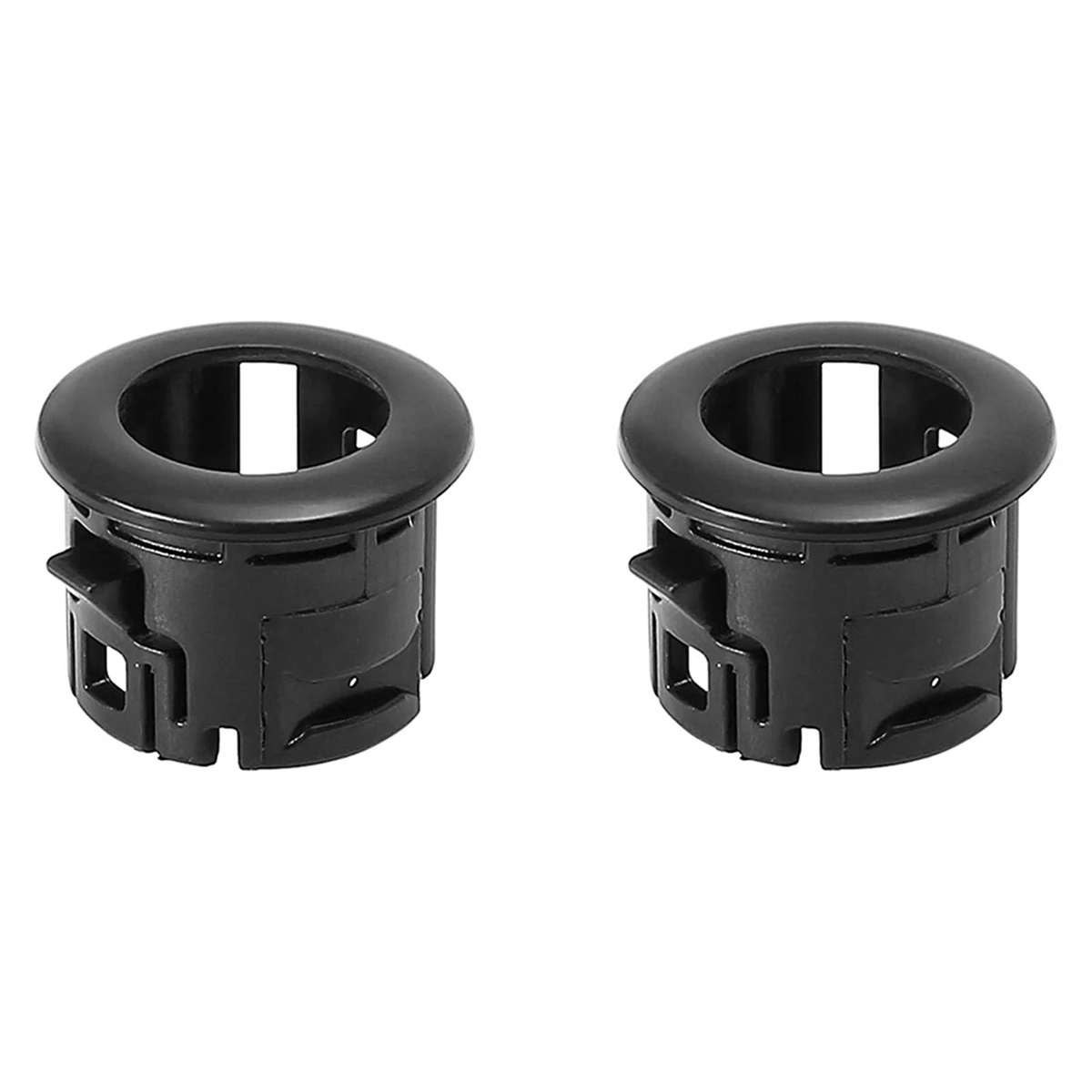 Car Bumper Parking Assist Sensor Retainer Holder Bracket 89348-33010 for 4Runner ES350 HS250H,2Pcs Black