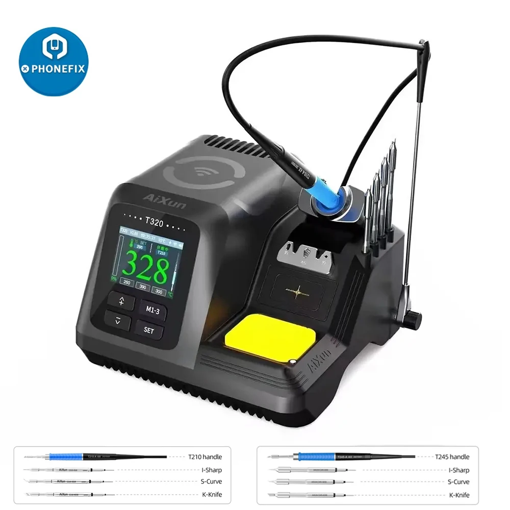 

JCID Aixun T320 Soldering Station With T245 T210 200W Handle Soldering Iron Tips For PC Phone BGA SMD Chip Welding Repair