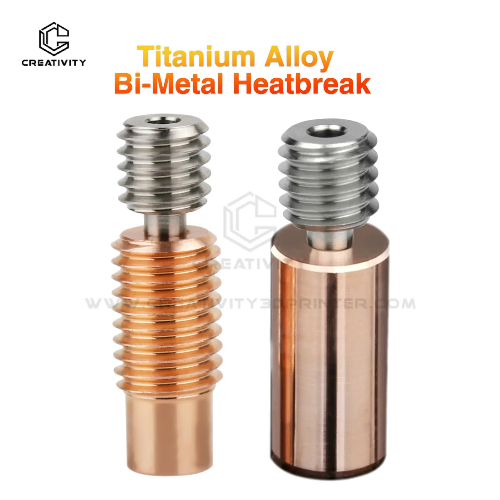 

V6 Heatbreak Titanium Alloy Bi-Metal Throat For1.75MM Filament Sidewinder X1 X2/Genius Genius Pro 3D Printer V6 hotend Throat