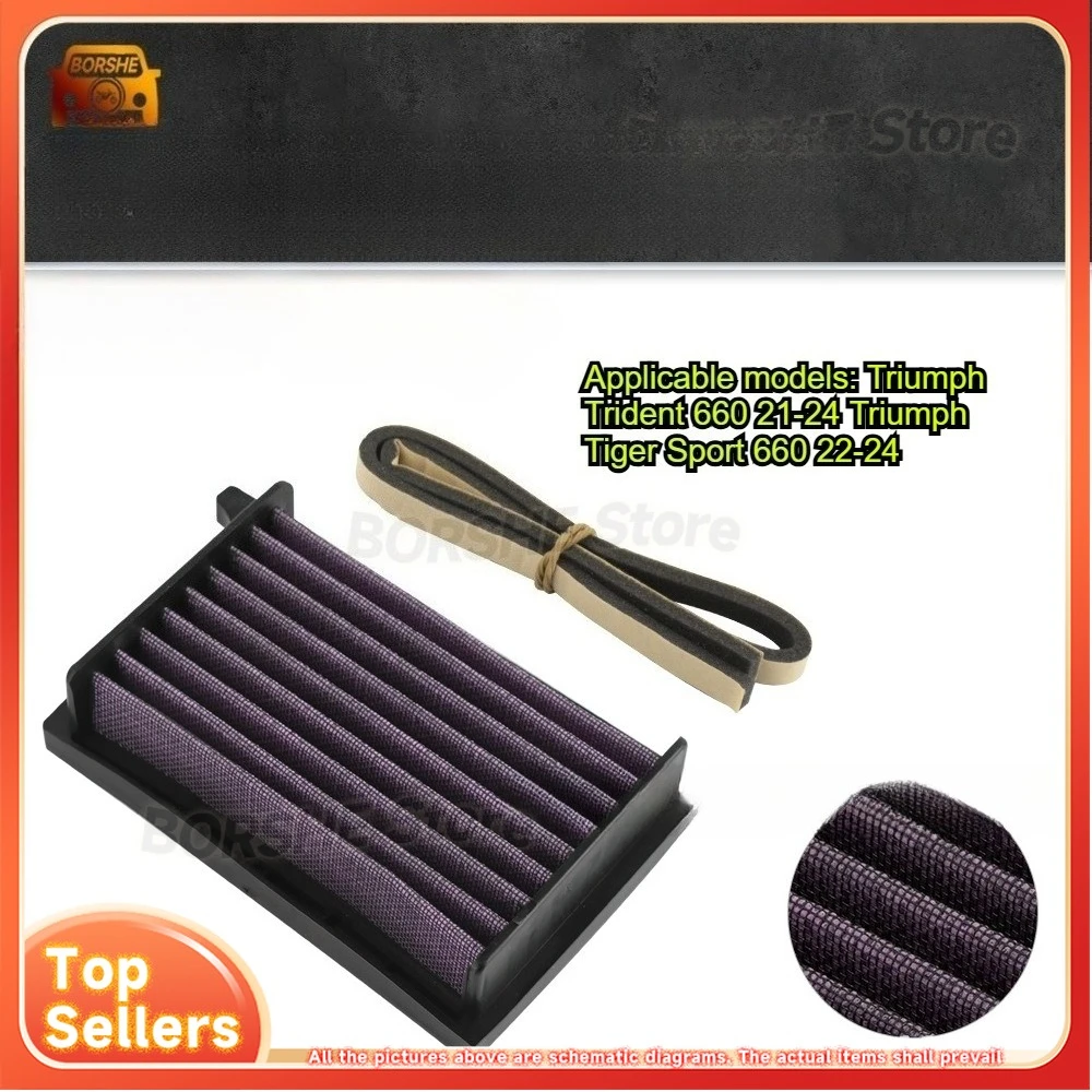 

2025 Suitable for Triumph Retrofit High Flow Air Filter Air Filter