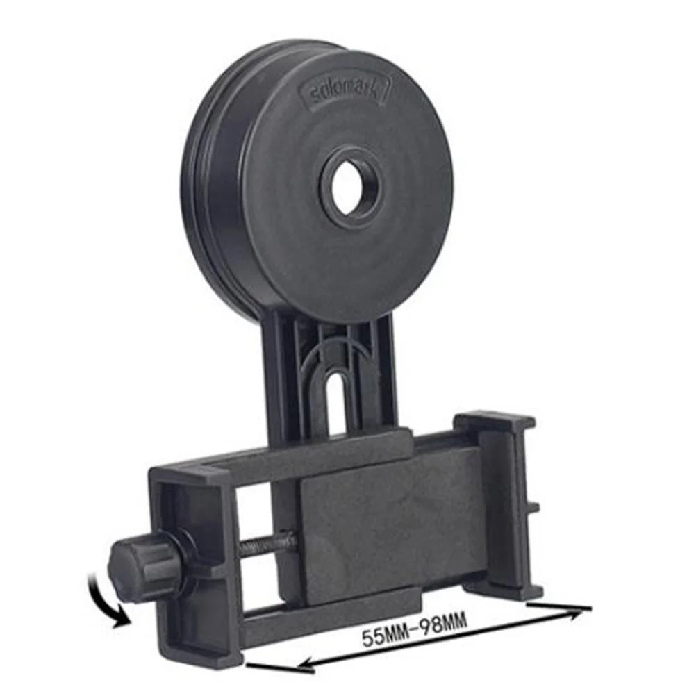 

Smartphone Camera Adapter Mount For Telescope Spotting Scope Binocular Monocular 55-98Mm 26.4-46.4Mm Easy Install Black