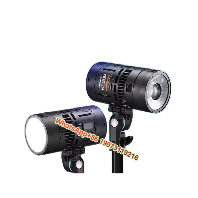 

Портативное светодиодное двухцветное освещение Konwled MS60Bi мощностью 60 Вт для студийной съемки, встроенное беспроводное управление 2,4 г для телефона