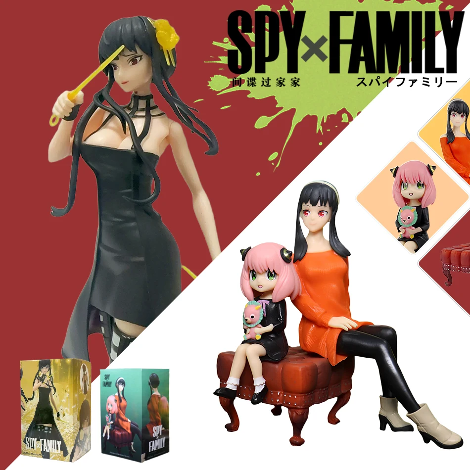 Heißer 16CM Anime Figur SPY×FAMILY Anya Alstreim Yor Forger Action Figure PVC Tisch Dekoration Abbildung Modell Spielzeug Geschenk für Kinder