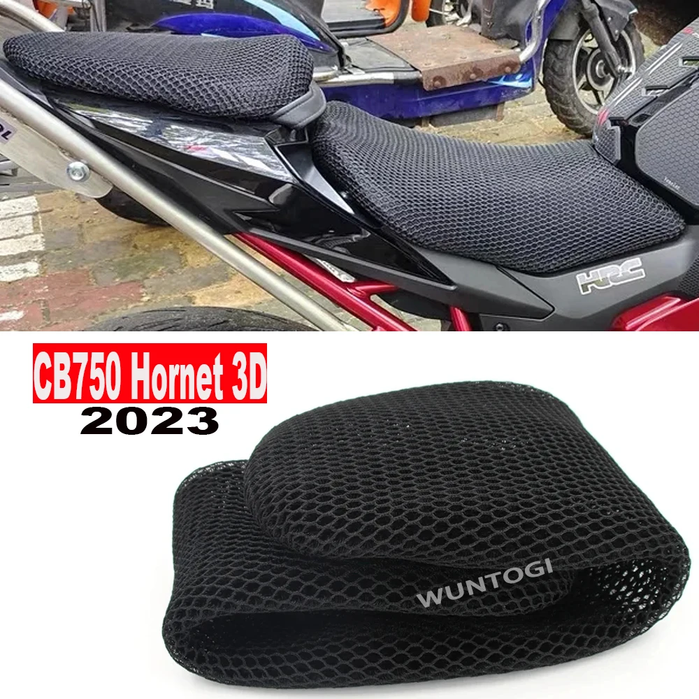 for Honda CB750 HORNET Motorcycle  Heat-Insulating Seat Cover  CB750 Hornet 3D Honeycomb Mesh Protective Pad  Nylon Fabric Saddl