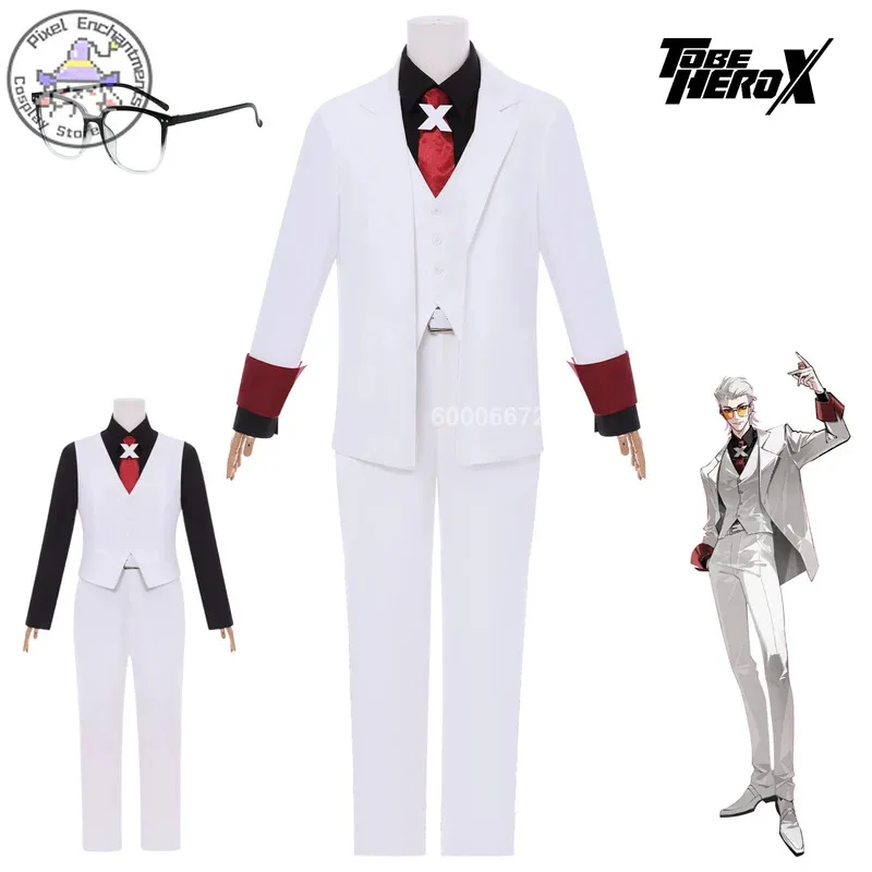 

2025 Newly To Be Hero X Cosplay Costume Anime White Suit for Men Women Adult Halloween Party Love Live Role Play Comic Con Cos