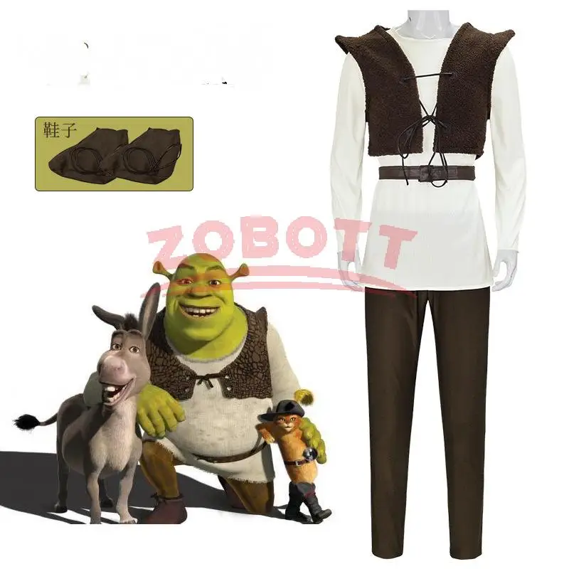 

Movies Shrek cosplay hrek movie and television cosplay Halloween cosplay costume stage performance costume complete Costume