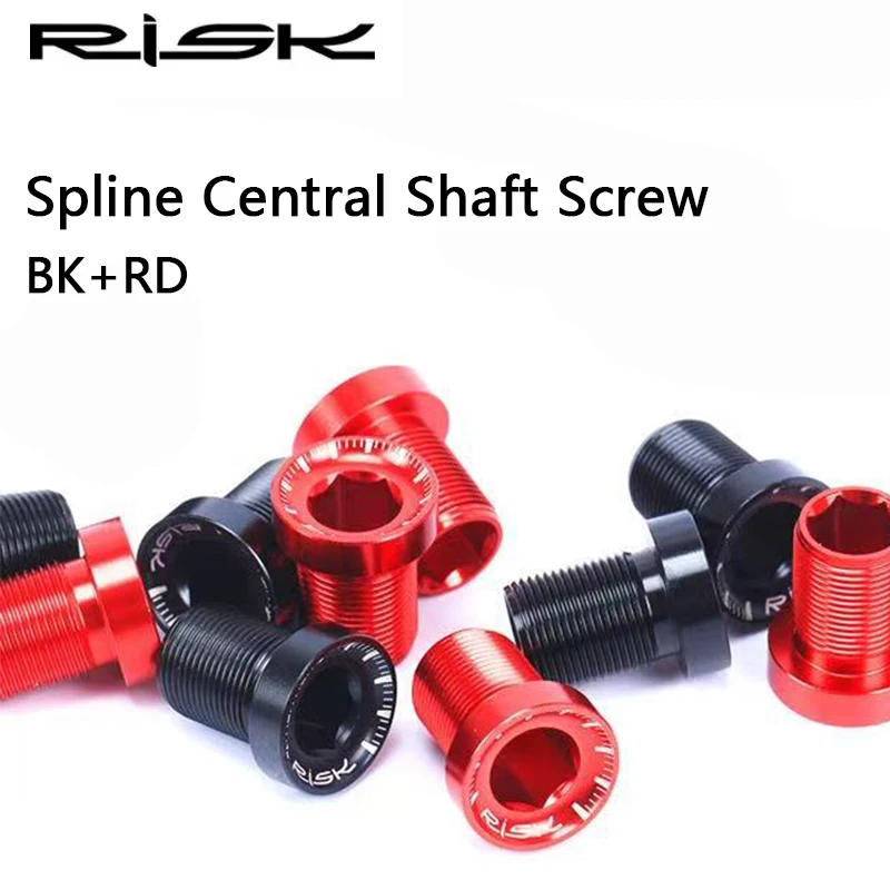 

RISK 2 шт. M15*19 мм MTB велосипед шлицевые болты нижнего кронштейна водонепроницаемая пылезащитная крышка нижний кронштейн кривошипные винты