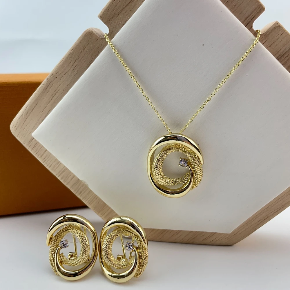 

Fashion Classic Jewelry For Women Earrings Pendent Romantic Sets For Wedding Party Anniversary Gift Trendy Sets KY29287
