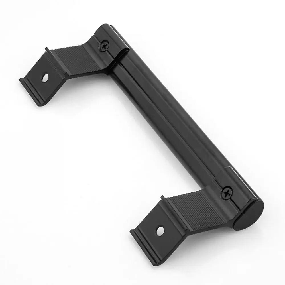 سبائك الألومنيوم لكمة خالية الأثاث مقبض كابينة انزلاق مقبض باب الحظيرة سحب وتدفق مجموعة الأجهزة مقبض درج الباب الخشبي