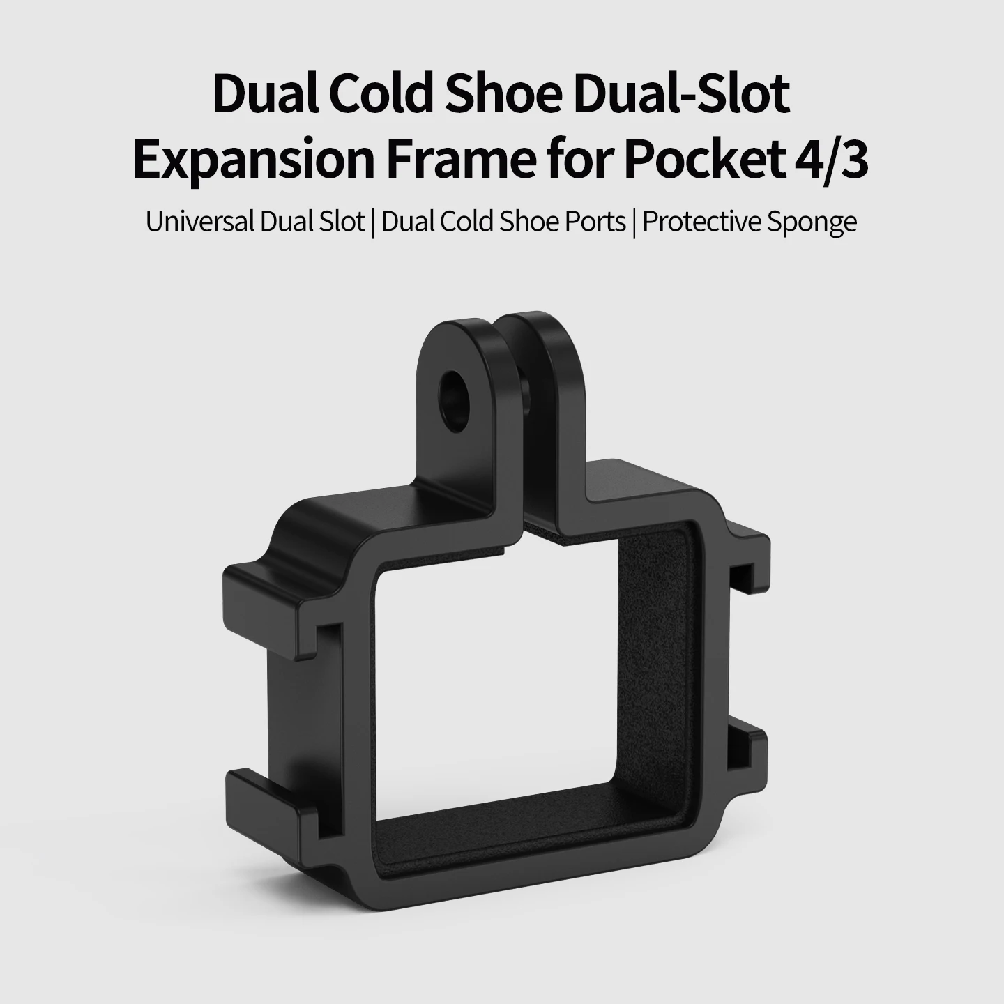Rucksackgurt-Clip 360 ° Drehbarer Cold-Shoe-Erweiterungsrahmen mit Hutklemme für DJI Osmo Pocket 4 3 Kamera-Zubehör – Detail 6