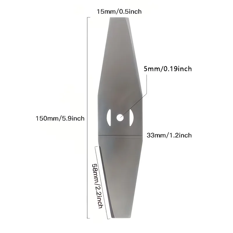 1-100Pcs Lawnmower Blades Metal String Trimmer Head Replacement Blade Mowing Machine Saw Blades Garden Power Tool Accessories