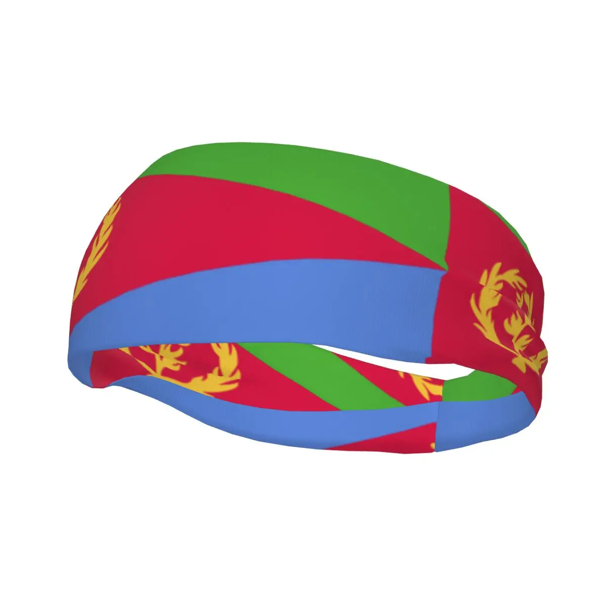 Sports Sweatband Breathable Headband Sweat Hair Head Band Eritrea Flag Yoga Headband