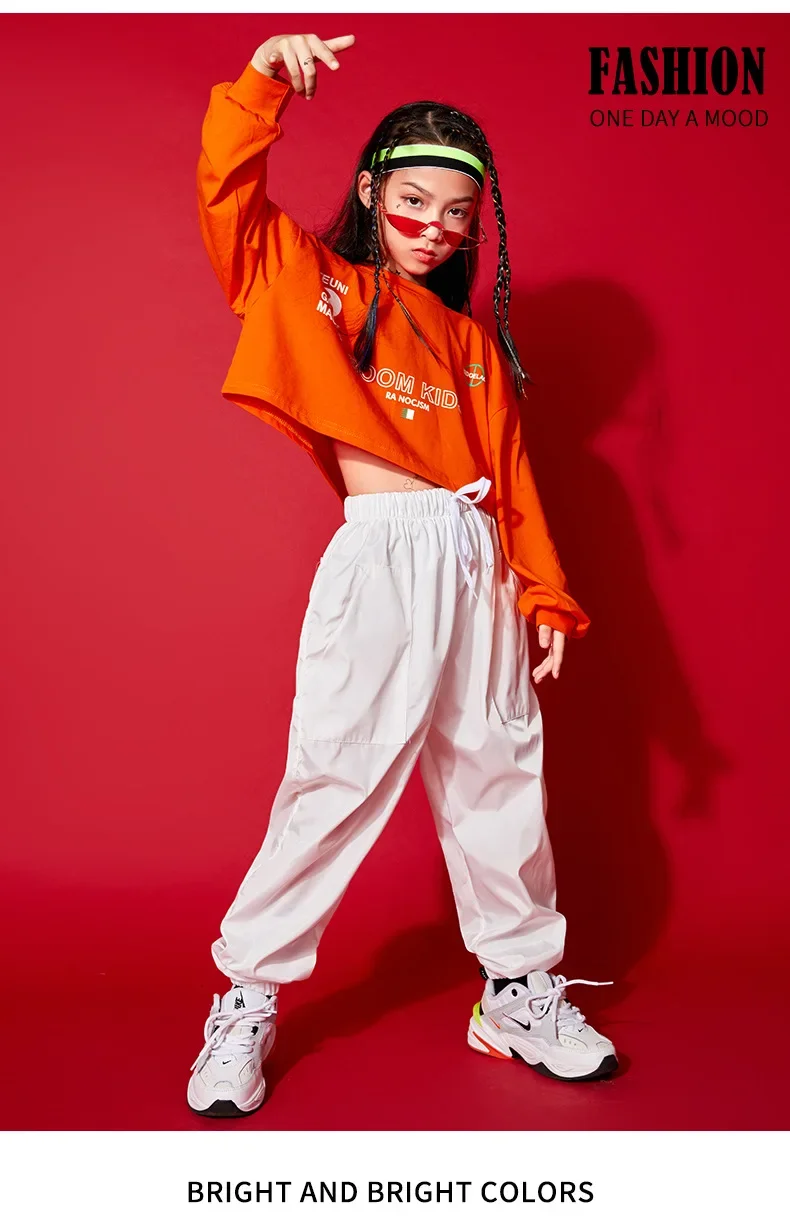 Jazz-Tanz- und Laufstegkostüme für Mädchen, Sportuniformen für Schüler, Hip-Hop- und Streetdance-Kostüme für Kinder – Detail 7