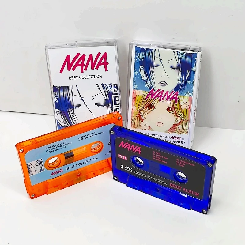 New Anna Tsuchiya Music Magnetic Tape Ai Yazawa NANA Best Album Cassette Cosplay Recorder Car Walkman Soundtracks Box Collection