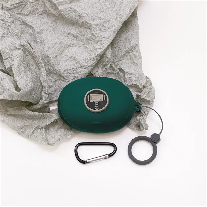 الكرتون حقيبة سماعة الاذن غطاء ل Anker Soundcore الحرية 2 برو سيليكون بلوتوث سماعات شحن صندوق واقية قذيفة مع هوك